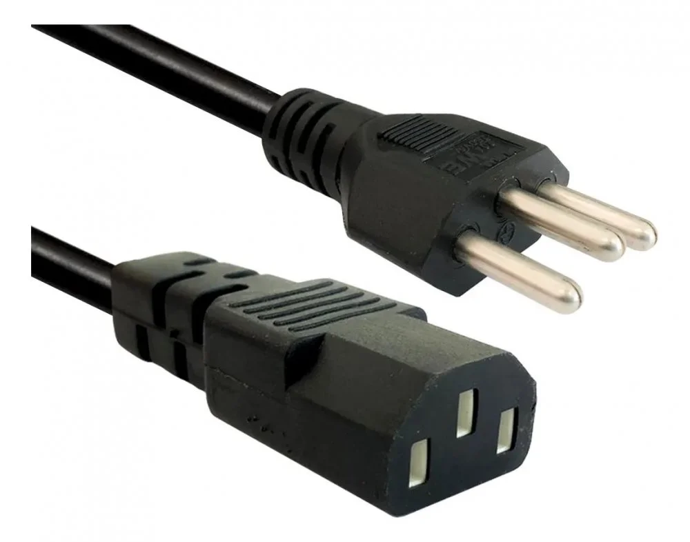 Imagem 2 de 2 do produto Cabo De Força Pp Tripolar 3 X 2,5mm² (20a) 1,8m