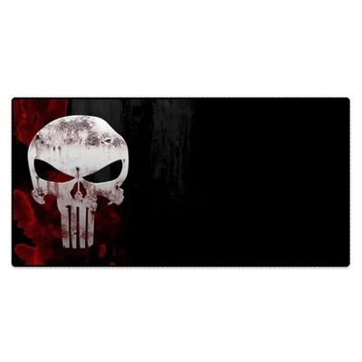 Mouse Pad Gamer Gigante De Tecido Bandeira Do Crânio 70x35 Cm 3mm Mousepad Grande Mp-7035c