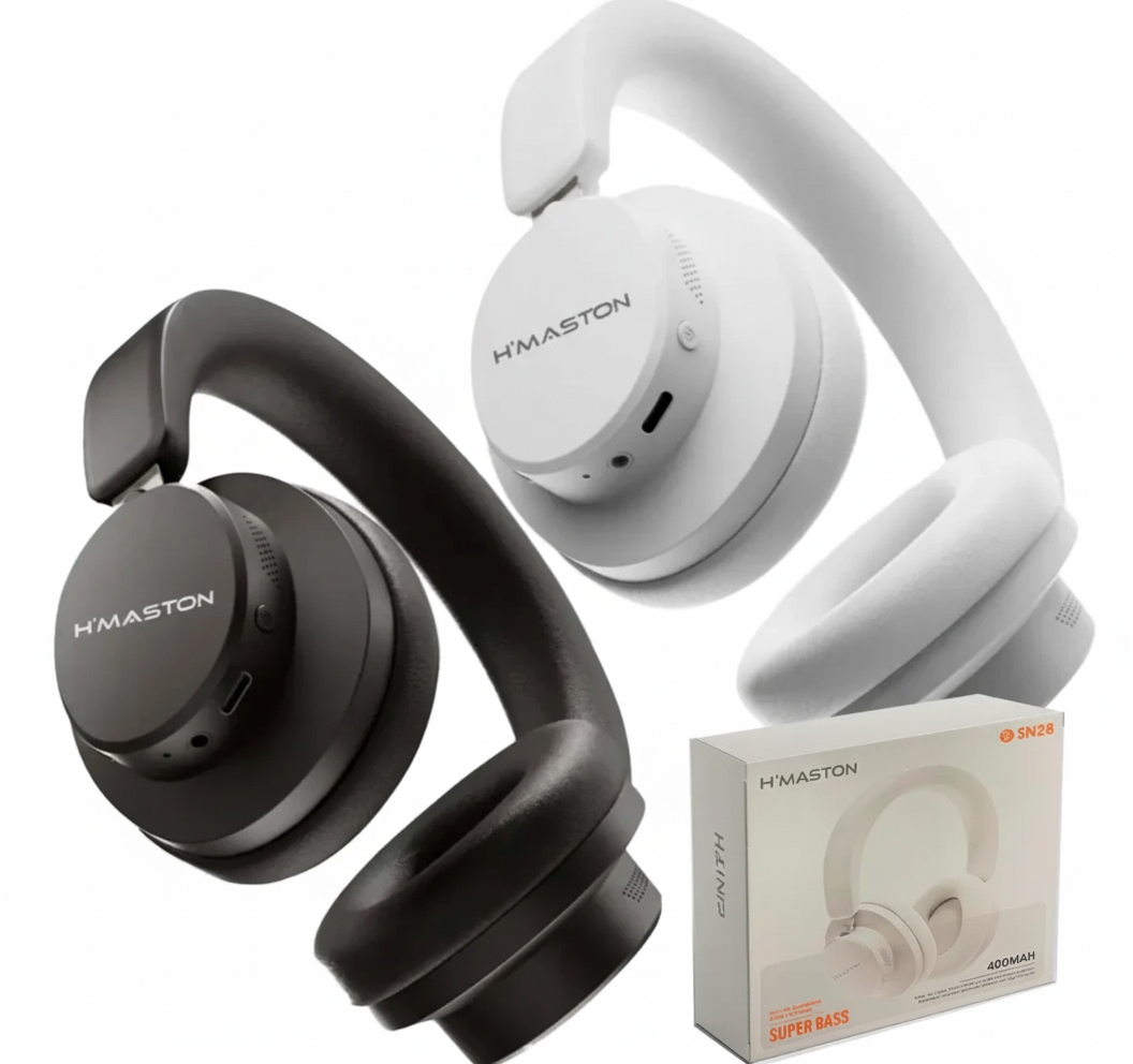 Fone De Ouvido Bluetooth Headset Com Cancelamento De Ruído Microfone Conexão Dupla