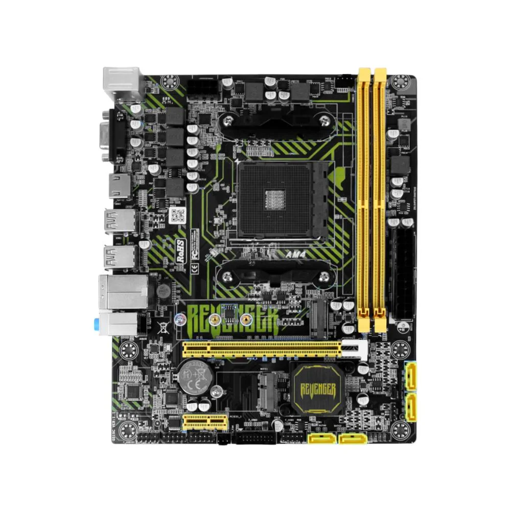 Placa-mãe B450 Axd Ryzco B450 Am4 Micro-atx Gamer Ddr4 3200mhz M.2 HDMI 7