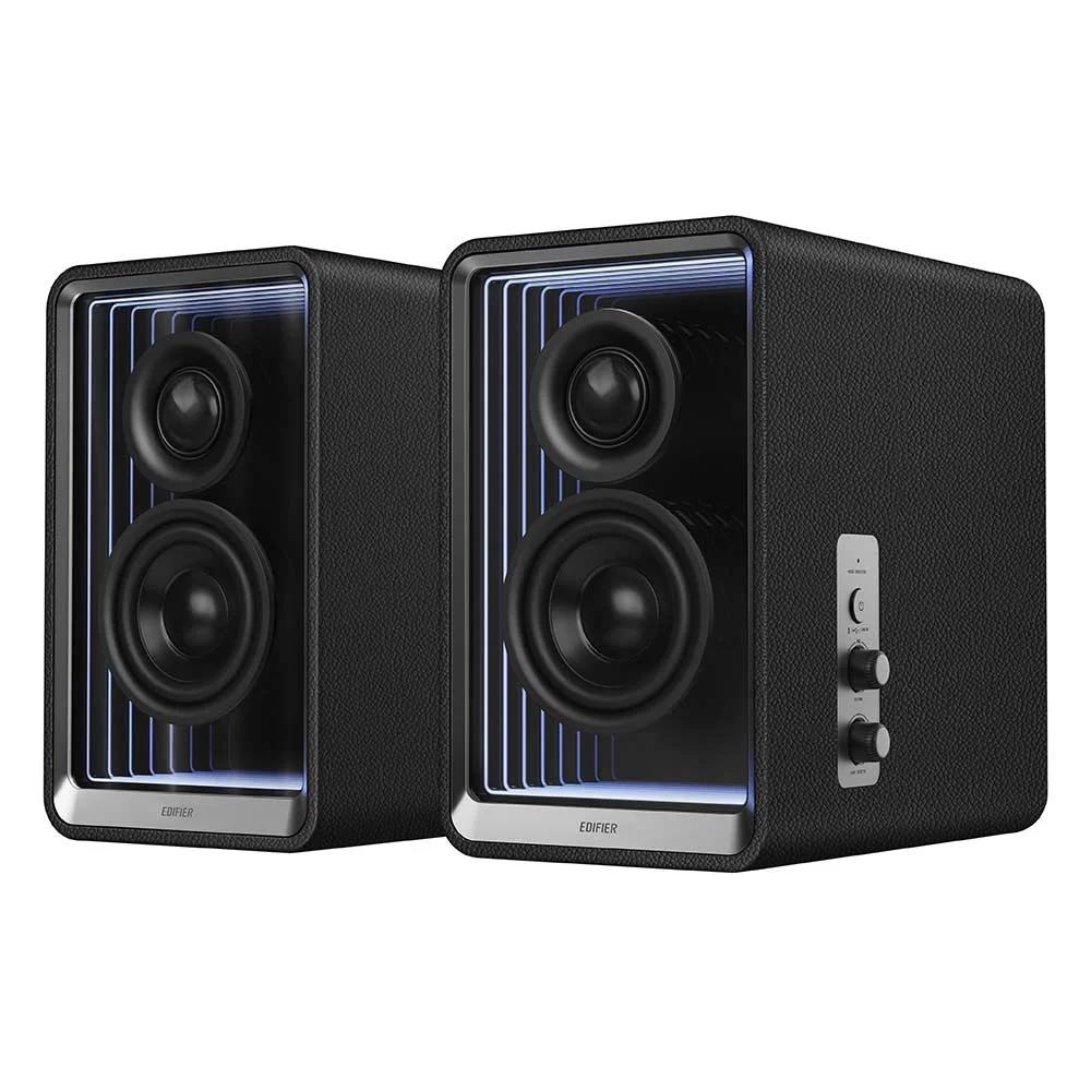 Caixa de som Bluetooth, 70W RMS, Design Minimalista, Painel 3D frontal, Hi-Res, Bivolt - QR65 EDIFIER Preta