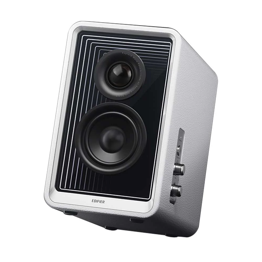 Imagem 3 de 5 do produto Caixa de som Bluetooth, 70W RMS, Design Minimalista, Painel 3D frontal, Hi-Res, Bivolt - QR65 EDIFIER Branca