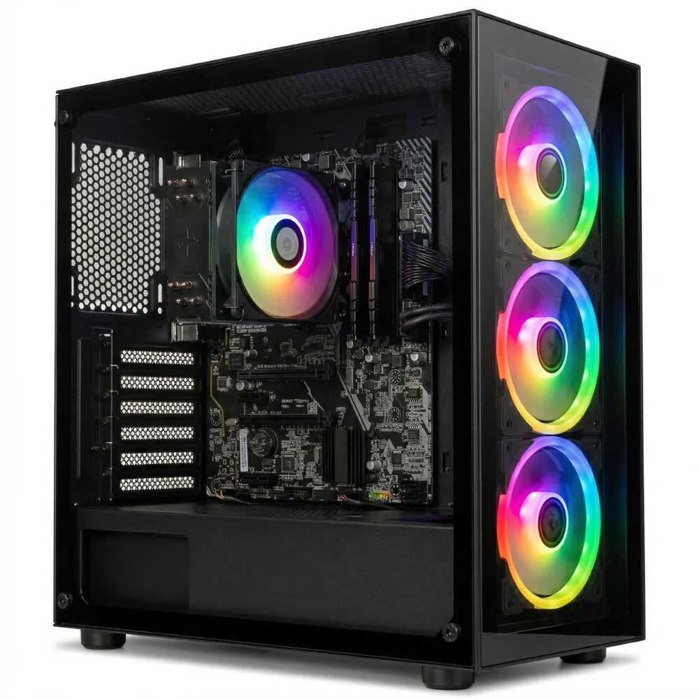 PC Gamer Bluepc Force, Amd Ryzen 5, Radeon Rx, 32gb Ddr4, SSD 1TB, Fonte 500w - Pgbp-for105 - view 3