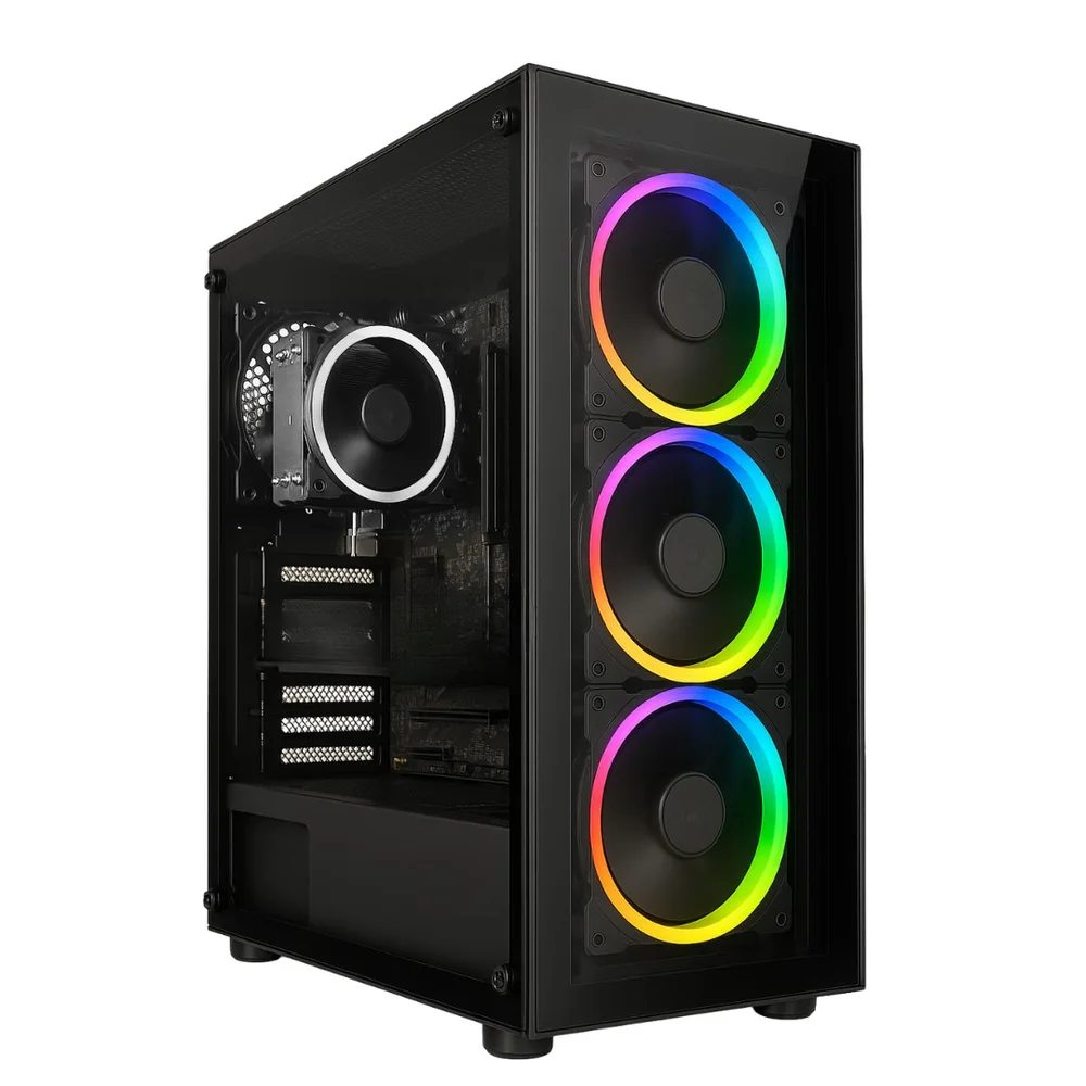 PC Gamer Bluepc Force, Amd Ryzen 5, Radeon Rx, 8GB Ddr4, SSD 256gb, Fonte 500w - Pgbp-for100