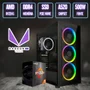 PC Gamer Completo Bluepc Force, Amd Ryzen 5, Radeon Rx, 8GB Ddr4, SSD 256gb, Fonte 500w, Monitor LED 23" - Pgbp-for112