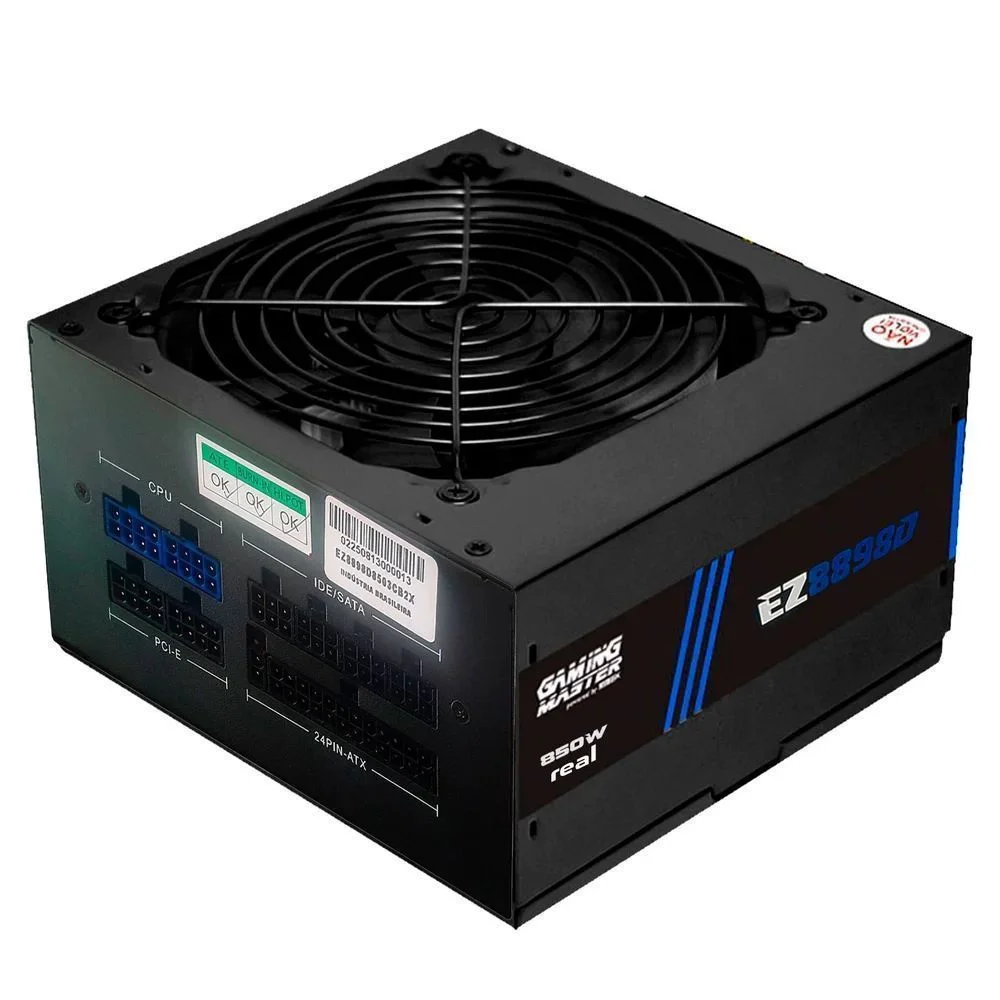 Imagem 2 de 5 do produto Fonte Gamer Atx 850wk-mex Ez8898d