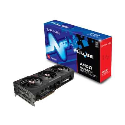 Placa De Video Sapphire Pulse Rx 9070 Xt Gaming Dual 16gb Gddr6 256 Bits  - 11348-03-20g