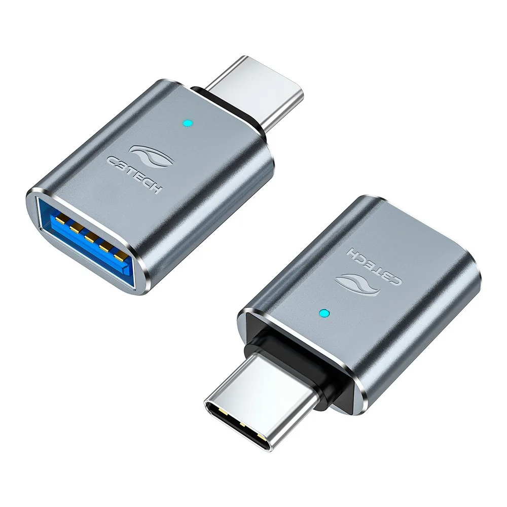 Imagem 2 de 5 do produto Adaptador Otg C3tech Usb-c Macho / Usb-a 3.0 Fêmea, Alta Velocidade De Até 5 Gbps, - Otg-20