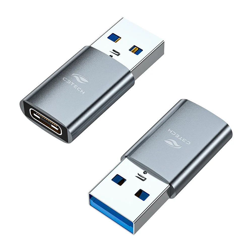 Imagem 2 de 5 do produto Adaptador Otg C3tech Usb-a 3.0 Macho / Usb-c Fêmea, Ultrarrápida De Até 5 Gbps - Otg-10