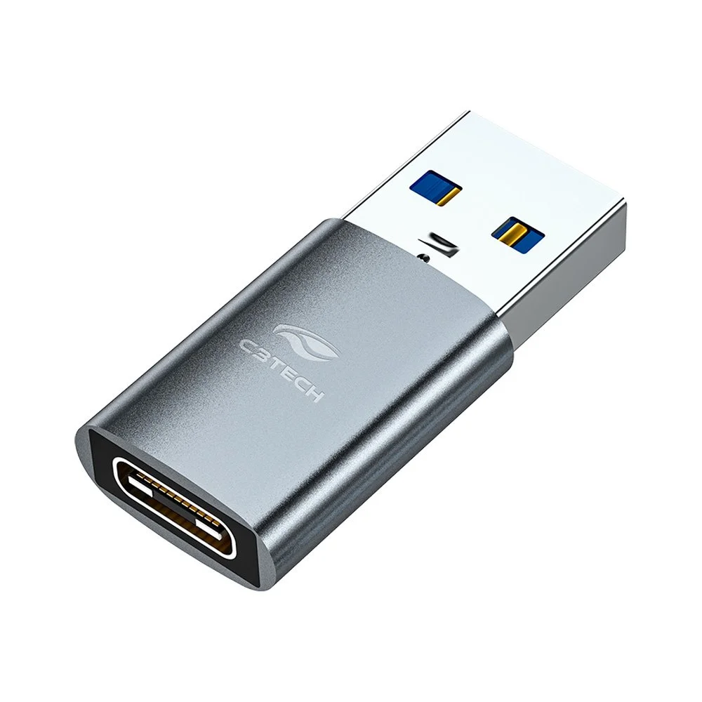 Imagem 5 de 5 do produto Adaptador Otg C3tech Usb-a 3.0 Macho / Usb-c Fêmea, Ultrarrápida De Até 5 Gbps - Otg-10