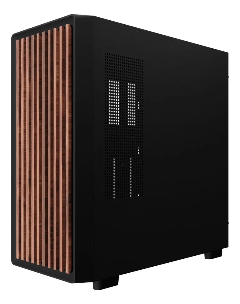 Imagem 2 de 5 do produto Gabinete Gamer Frontal De Madeira Com 4 Fans Bg-061 Preto