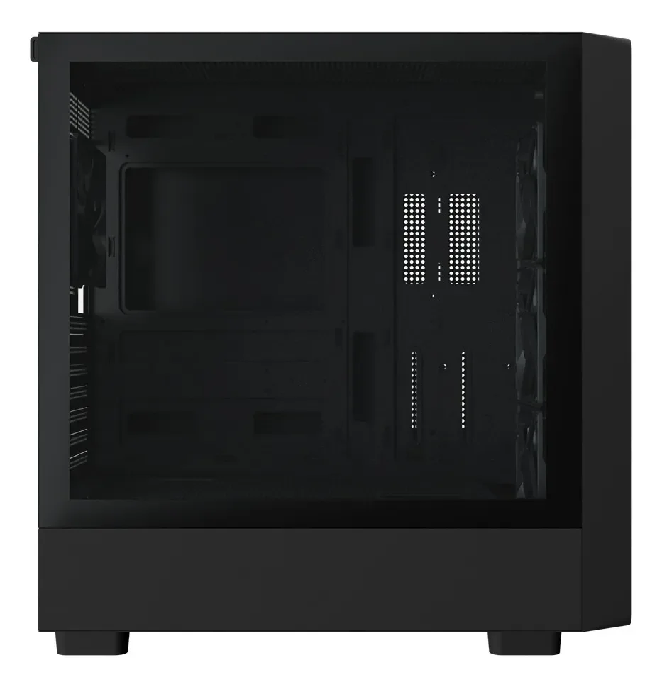 Imagem 4 de 5 do produto Gabinete Gamer Frontal De Madeira Com 4 Fans Bg-061 Preto