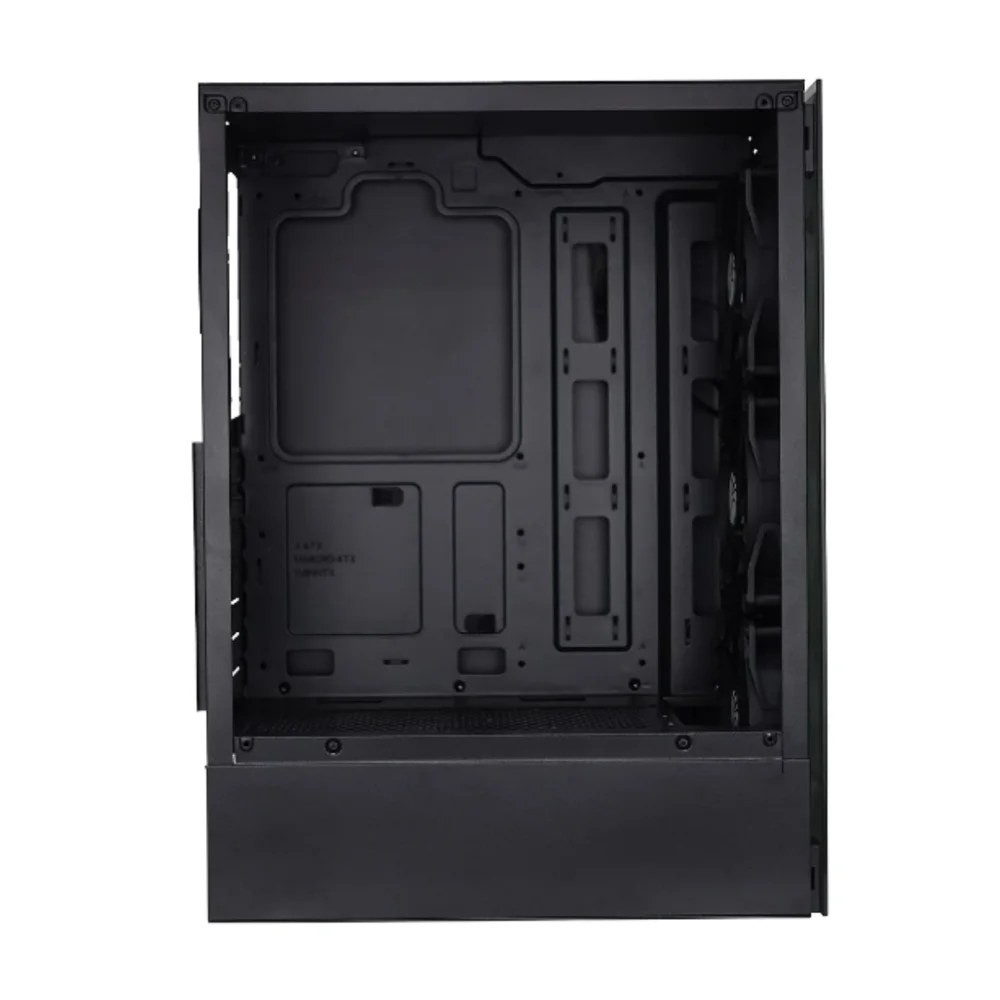 Imagem 2 de 5 do produto Gabinete Atx Bpc Gamer RGB Black Com Lateral De Vidro 3 Fans