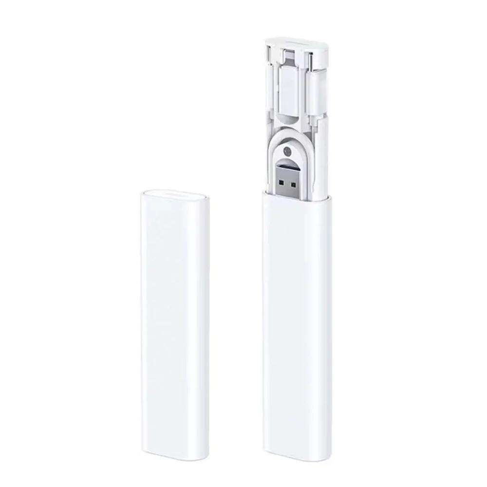 Imagem 5 de 5 do produto Kit Multi Adaptadores Otg Cabo Usb C Para Lightning Branco