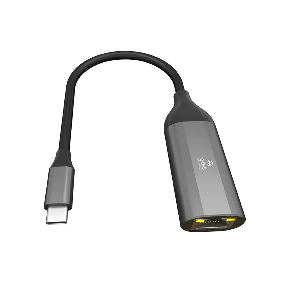 Imagem 2 de 5 do produto Adaptador Gigabit Kross Usb-c Para Rj45 Ethernet Ke-uc0111