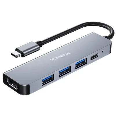 Hub Usb-c 5x1 Fortrek Dc53
