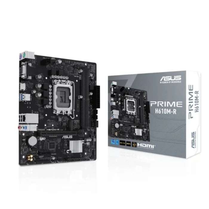 Placa Mãe Asus Prime H610m-r LGA 1700 2xDDR5 Chipset Intel H610 Matx