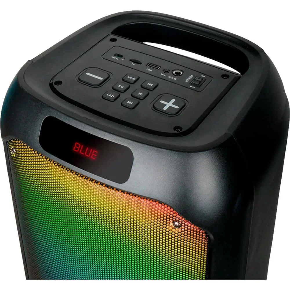 Imagem 3 de 3 do produto Caixa De Som Sumay Cap51 Fire 1000w Bluetooth Preta