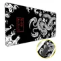 Mouse Pad Grande 90x40cm Dragão Chinês Antiderrapante Preto
