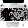 Mouse Pad Grande 90x40cm Dragão Chinês Antiderrapante Preto