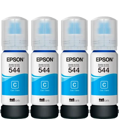 Kit 04 Tinta   T544 L3150 L3250 L3210 Ciano