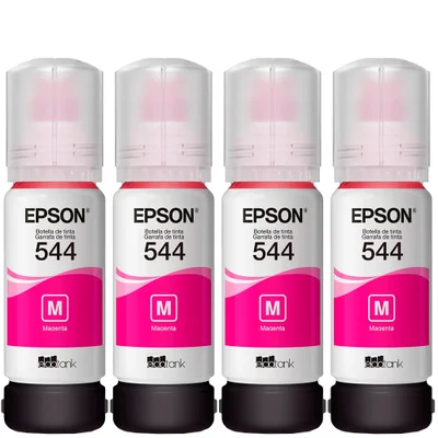 Kit 04 Tintas   T544 L3150 L3110 L3250 L3210 3150 3110 Magenta