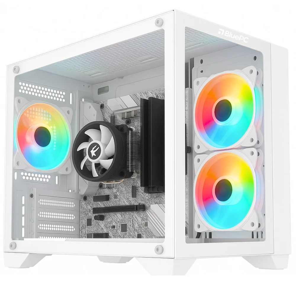 PC Gamer Bluepc Force, Amd Ryzen 5, Radeon Rx, 16gb Ddr4, SSD 256gb, Fonte 500w - Pgbp-for137