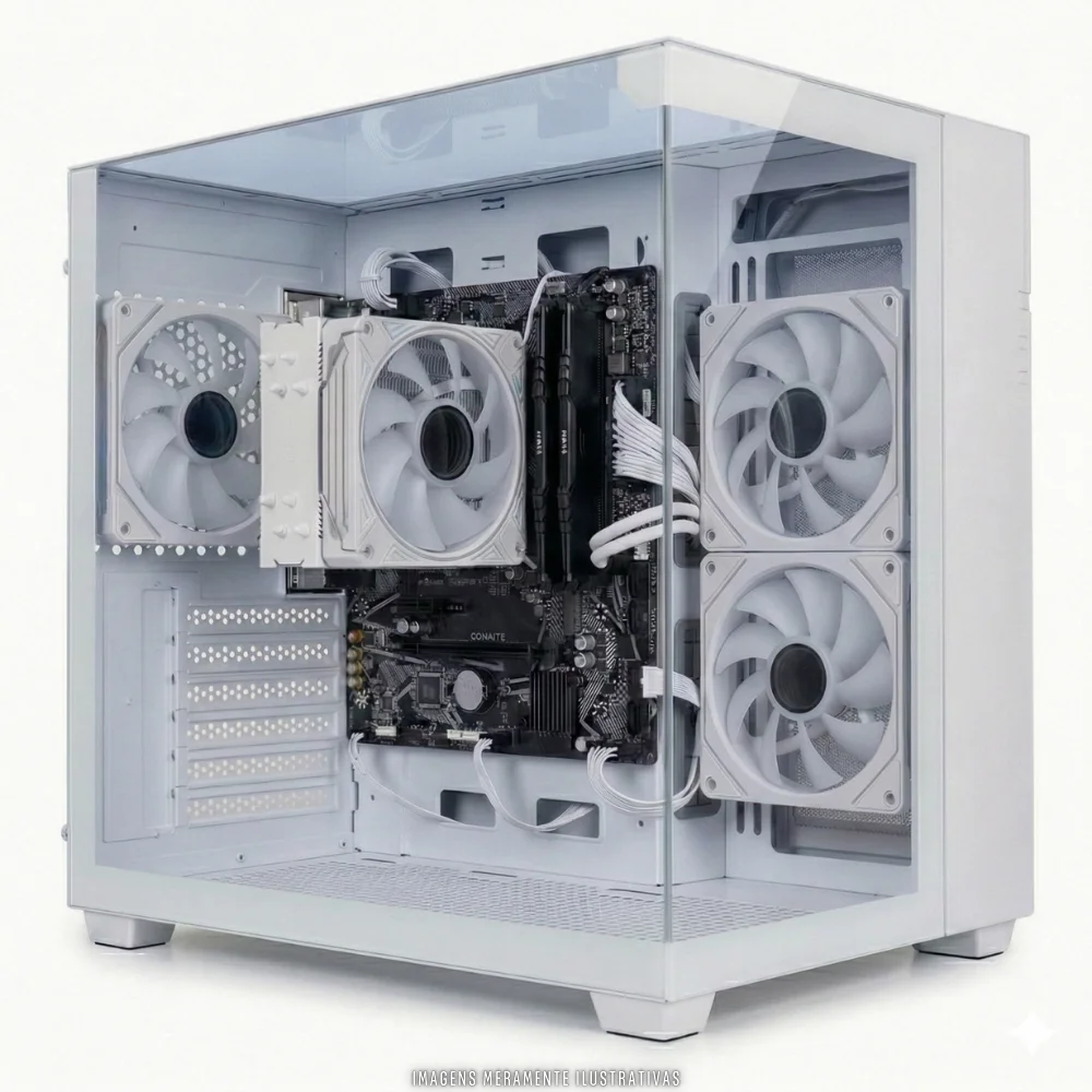 PC Gamer Bluepc Force, Amd Ryzen 5, Radeon Rx, 8GB Ddr4, SSD 256gb, Fonte 500w - Pgbp-for136 - view 4