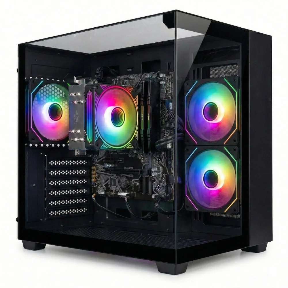 PC Gamer Completo Bluepc Force, Amd Ryzen 5, Radeon Rx, 32gb Ddr4, SSD 1TB, Fonte 500w, Monitor LED 20" - Pgbp-for129 - view 3