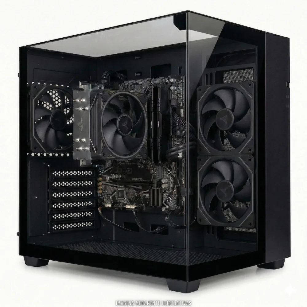 PC Gamer Bluepc Force, Amd Ryzen 5, Radeon Rx, 8GB Ddr4, SSD 256gb, Fonte 500w - Pgbp-for118 - view 2
