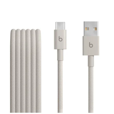 Cabo Trançado De Usb-a Para Usb-c Da Beats (1,5 M), Cinza-carbono