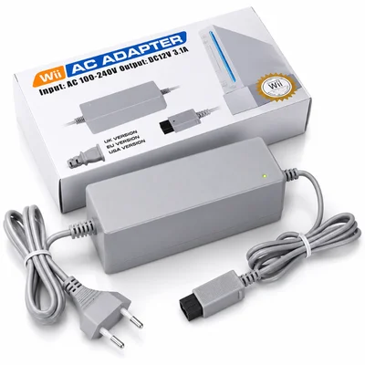Fonte Ac Para Wii 110v 220v Energia Bivolt Para Nintendo Wii - Acessório Console