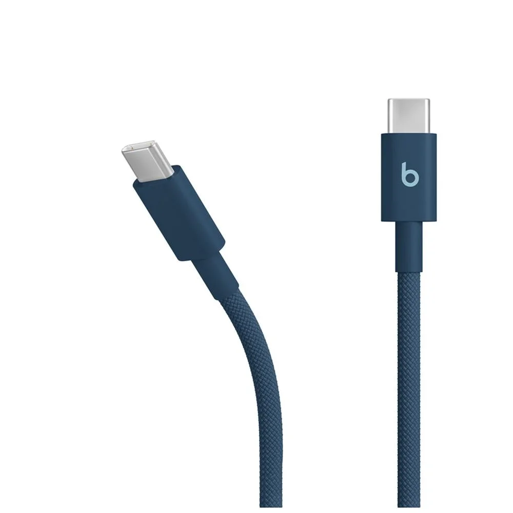 Imagem 3 de 3 do produto Cabo Trançado De Usb-c Para Usb-c Da Beats (1,5 M), Azul-polar