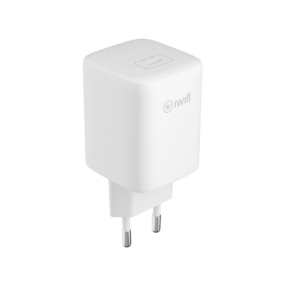 Adaptador De Parede Com 1 Saida Usb-c 45w Iwill Gan Charger