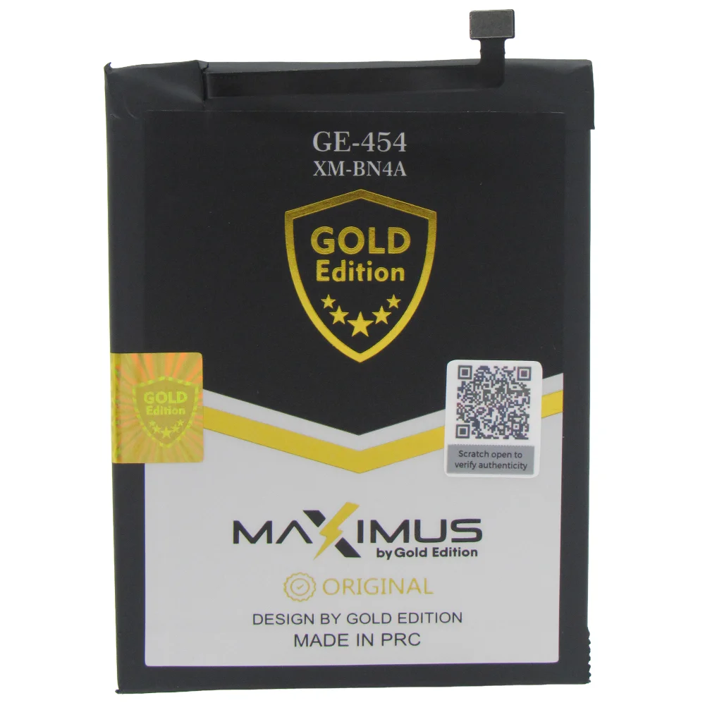Imagem 3 de 5 do produto Bateria Gold Edition Ge-454 Bn4a Para Redmi Note 7 / Note 7 Pro