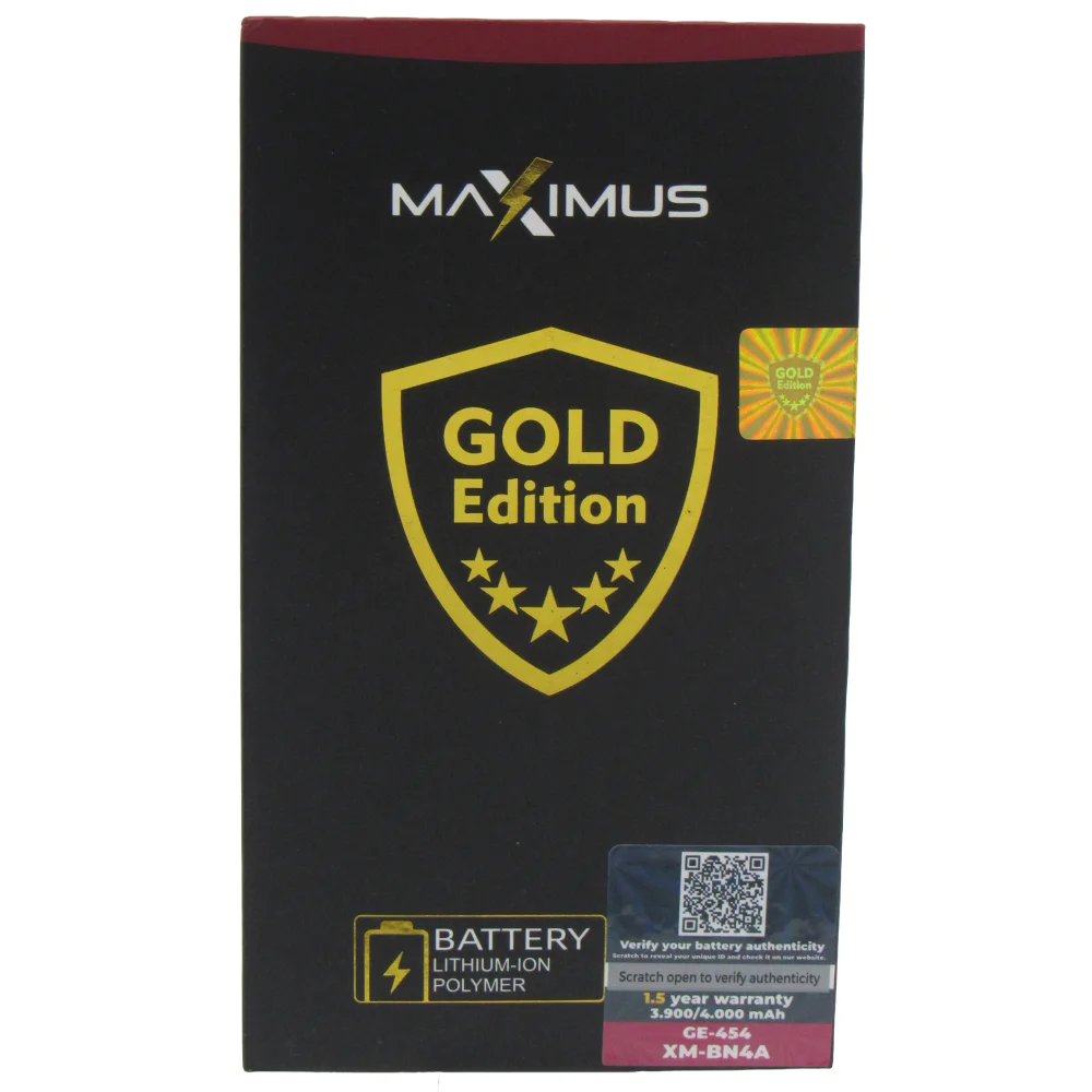 Imagem 4 de 5 do produto Bateria Gold Edition Ge-454 Bn4a Para Redmi Note 7 / Note 7 Pro