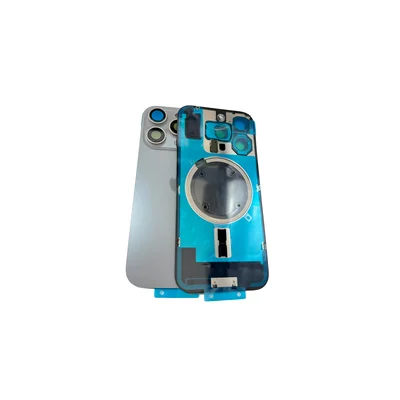Tampa Traseira Completa Com Lente Para Iphone 16 Pro Max Cor: Natural