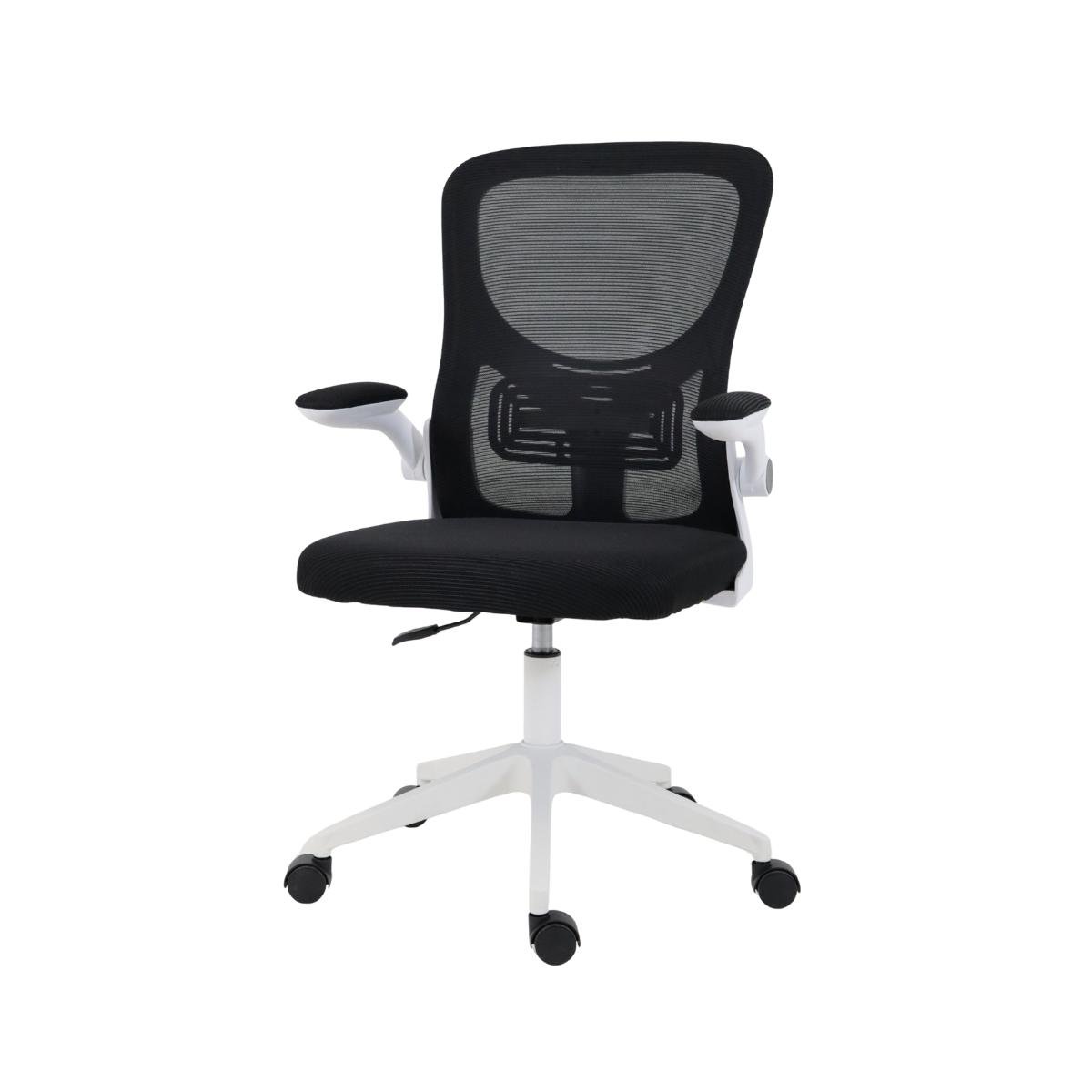 Cadeira Escritório Home Office Gamer Ergonômica Diretor Bytes Com Encosto Em Tela Apoio Lombar E Braços Retráteis - Branco