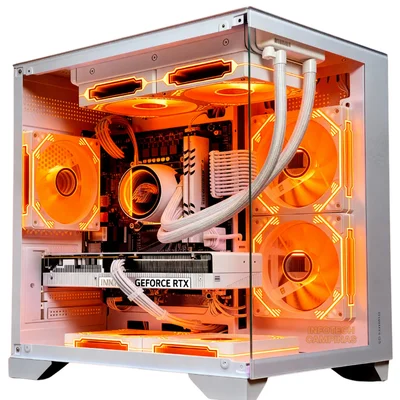 PC Gamer Premium Full White | Ryzen 7 5800x | RTX 5060 Ti 16gb | 32gb Ddr4 | SSD Nvme 1TB | Fonte 750w | Alto Desempenho