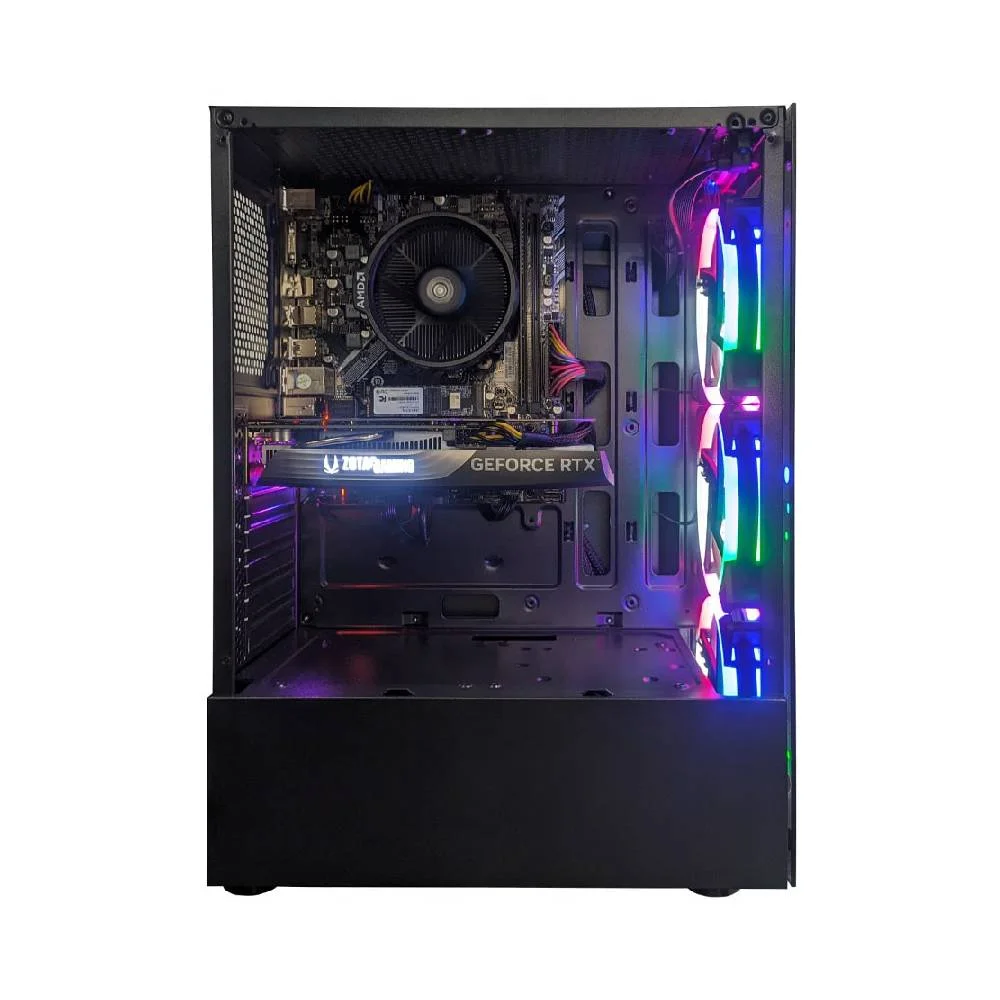 Computador Gamer Stream Amd 1025 Tc Ryzen 5 5600 Geforce RTX 3050 6gb 8GB Ddr4 256gb SSD C/3 Fans WINDOWS 11 Pro - view 4