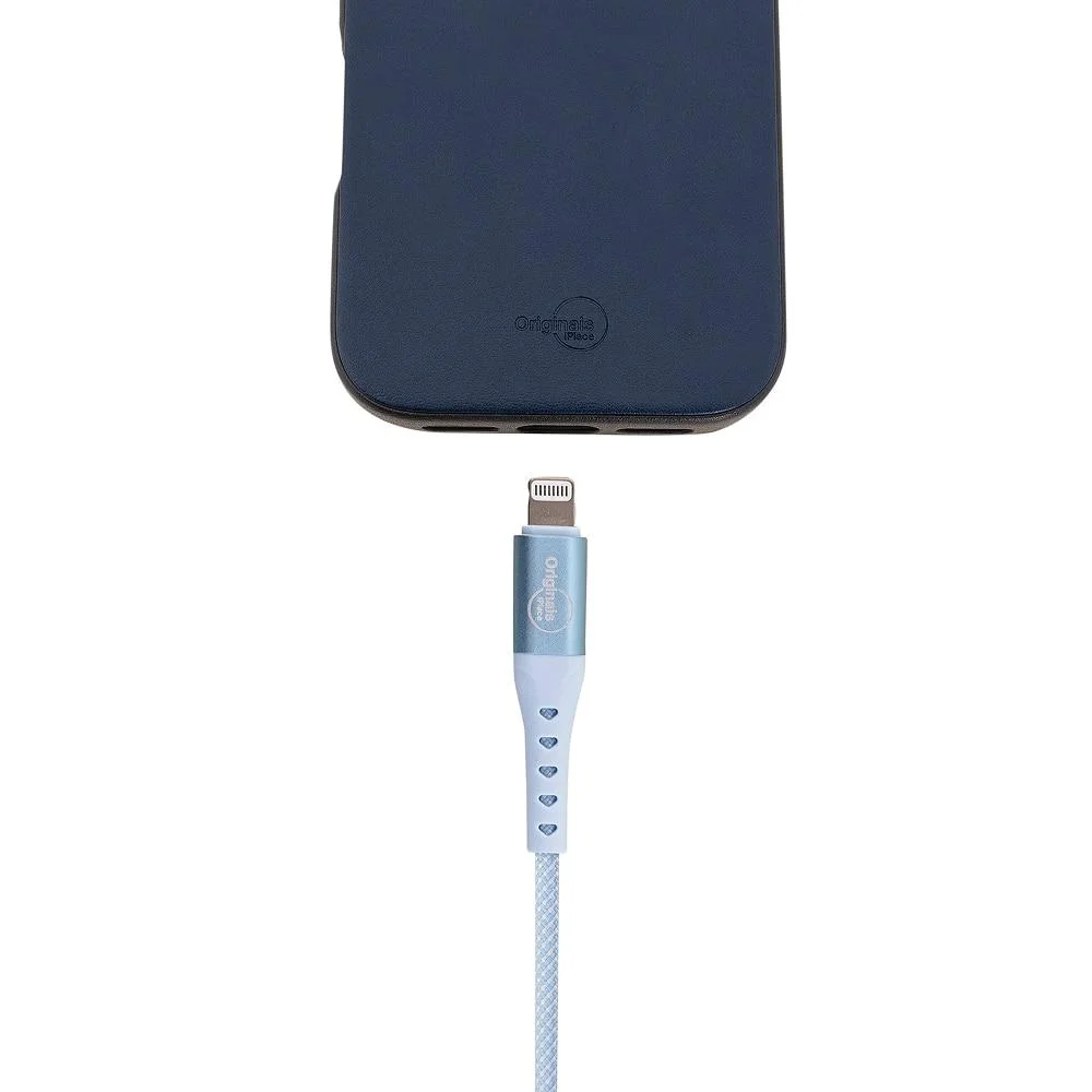 Imagem 3 de 5 do produto Cabo Usb-c Para Lightning 1,2 M,   Iplace, Azul