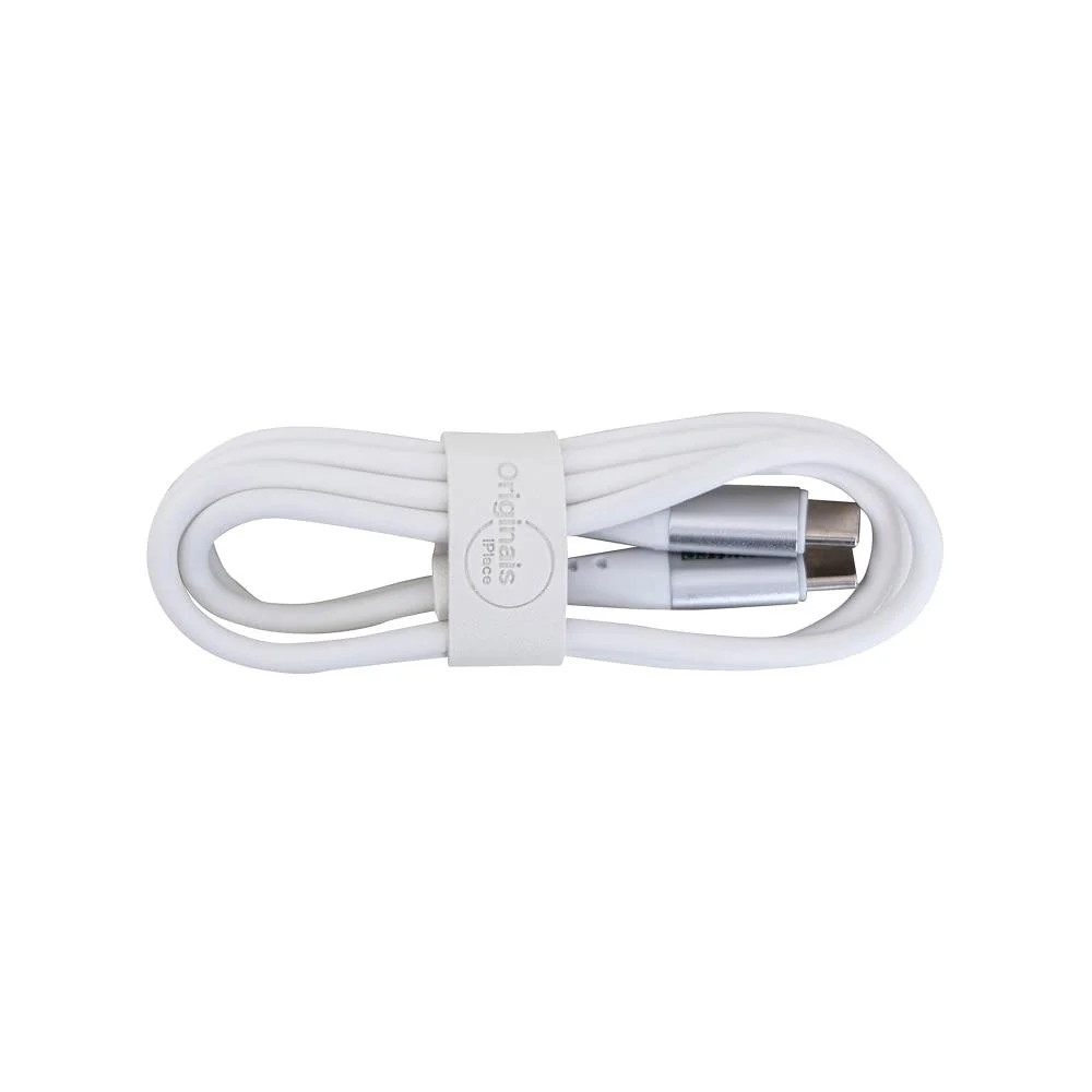 Imagem 5 de 5 do produto Cabo Usb-c Para Usb-c 1,2 M,   Iplace, Branco