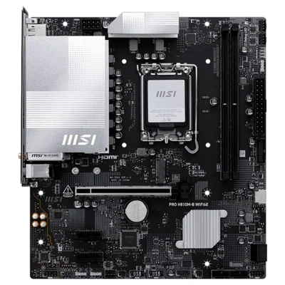 Placa Mae (intel) Msi Pro H810m-b Wifi6e Ddr5 LGA 1851 Ultra Processors