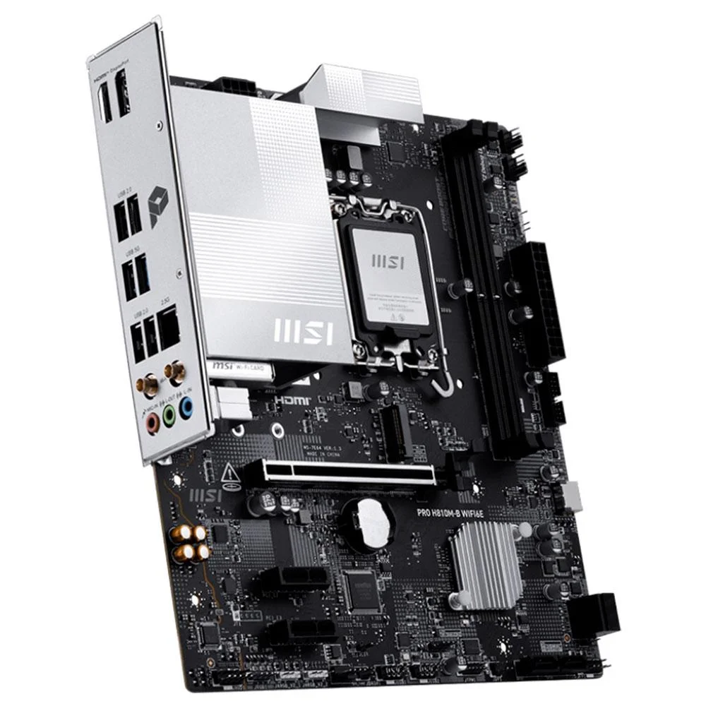 Imagem 4 de 5 do produto Placa Mae (intel) Msi Pro H810m-b Wifi6e Ddr5 LGA 1851 Ultra Processors