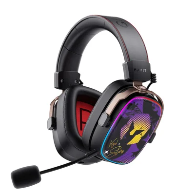 Fone De Ouvido 3,5mm Usb H2039bg X V K S Headphone Havit