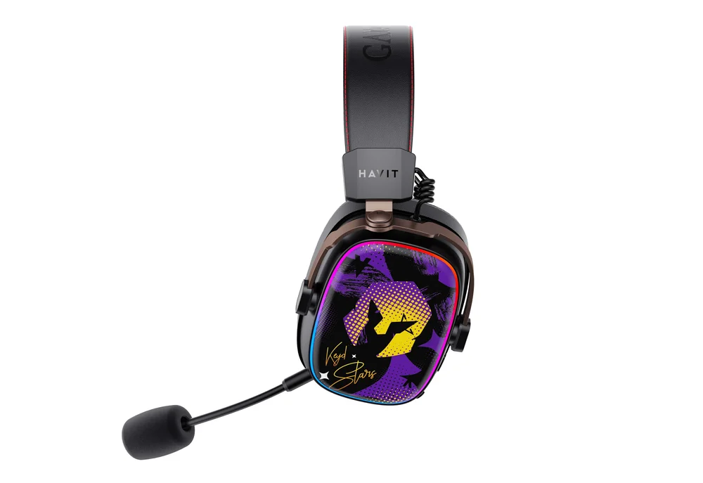 Imagem 2 de 5 do produto Fone De Ouvido 3,5mm Usb H2039bg X V K S Headphone Havit