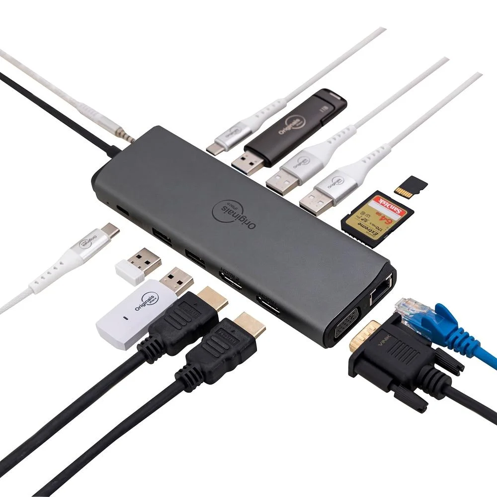 Imagem 2 de 5 do produto Adaptador Multiportas 14 Em 1,   Iplace