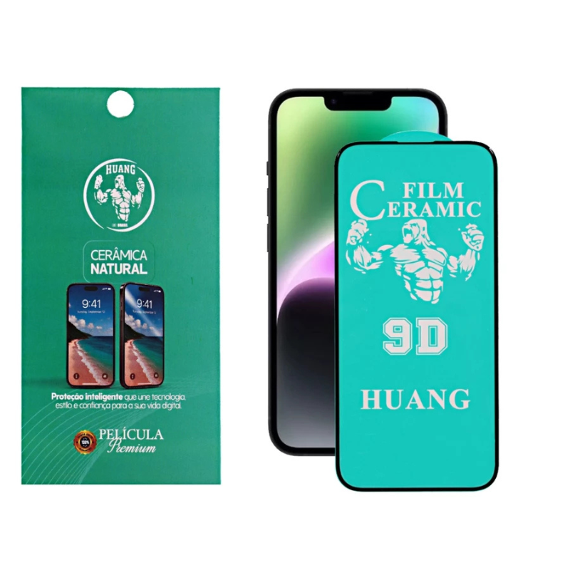 Película Cerâmica Compatível Para Samsung Galaxy M35 A35 A55 Proteção Total Full Cover Anti Impacto Alta Resistência