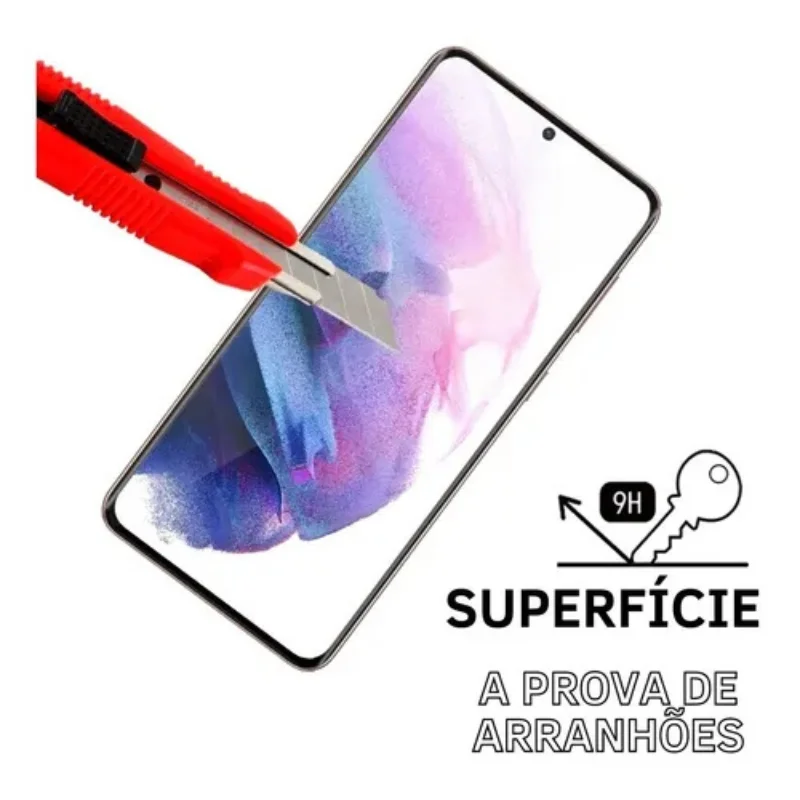 Imagem 3 de 4 do produto Película De Vidro 3d Temperado Compatível Para Smartphone Samsung Galaxy S21
