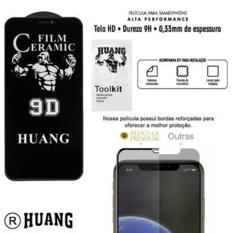 Imagem 4 de 5 do produto Película Cerâmica Privacidade Compatível Para Smartphone Samsung Galaxy S21 Plus